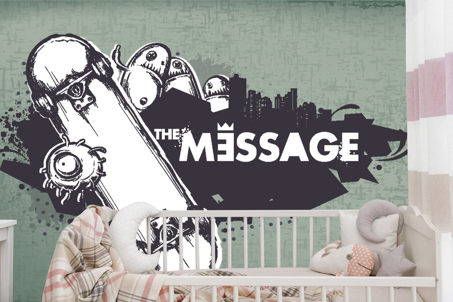 Fototapete Skateboarding-Graffiti-Stil Ve90-60