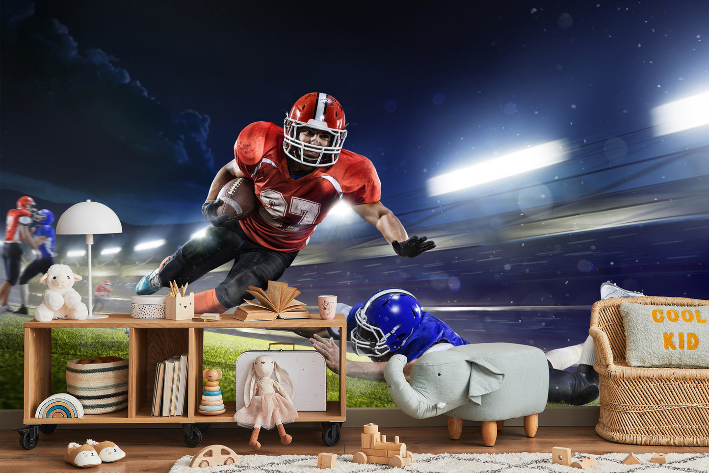 Fototapete American Football Im Stadion
