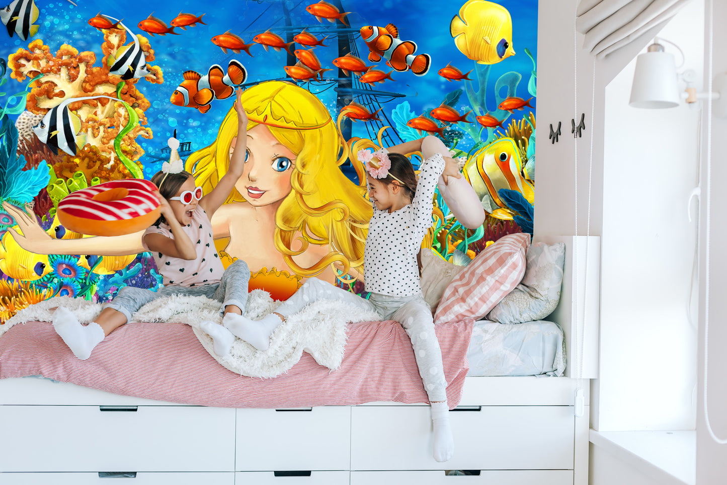 Fototapete Sirene Und Fische
