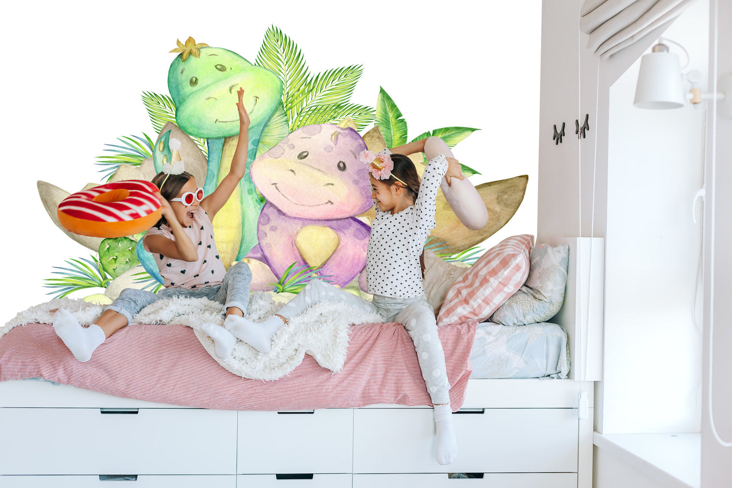 Fototapete Kleine Süße Dinosaurier