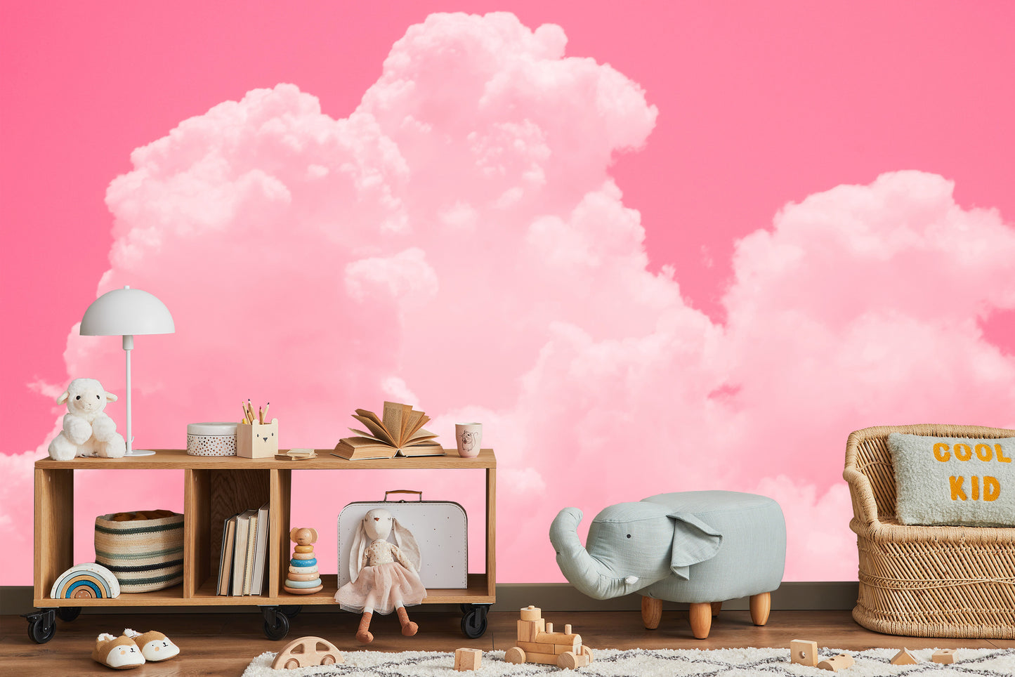 Fototapete Rosa Wolken