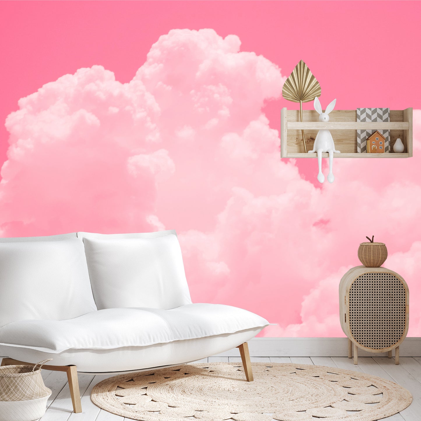 Fototapete Rosa Wolken