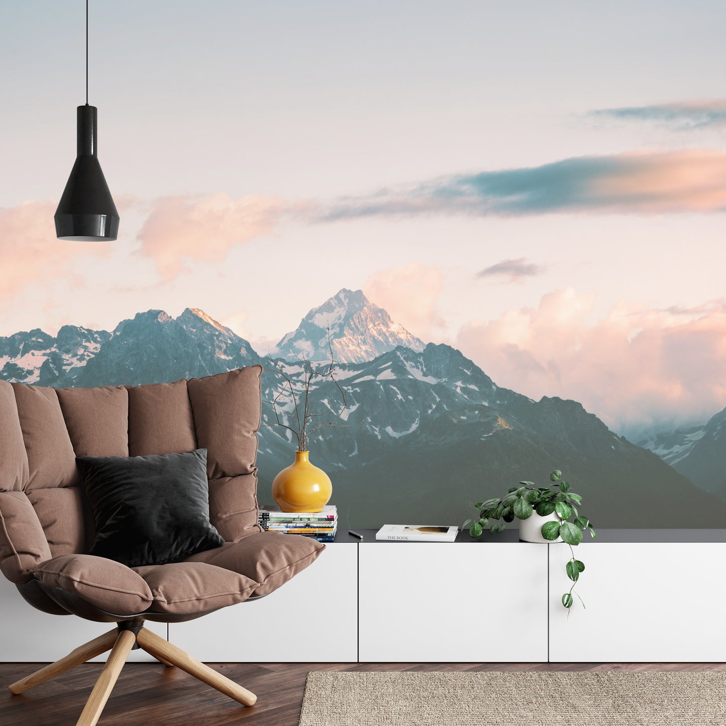 Fototapete Bergspitzen