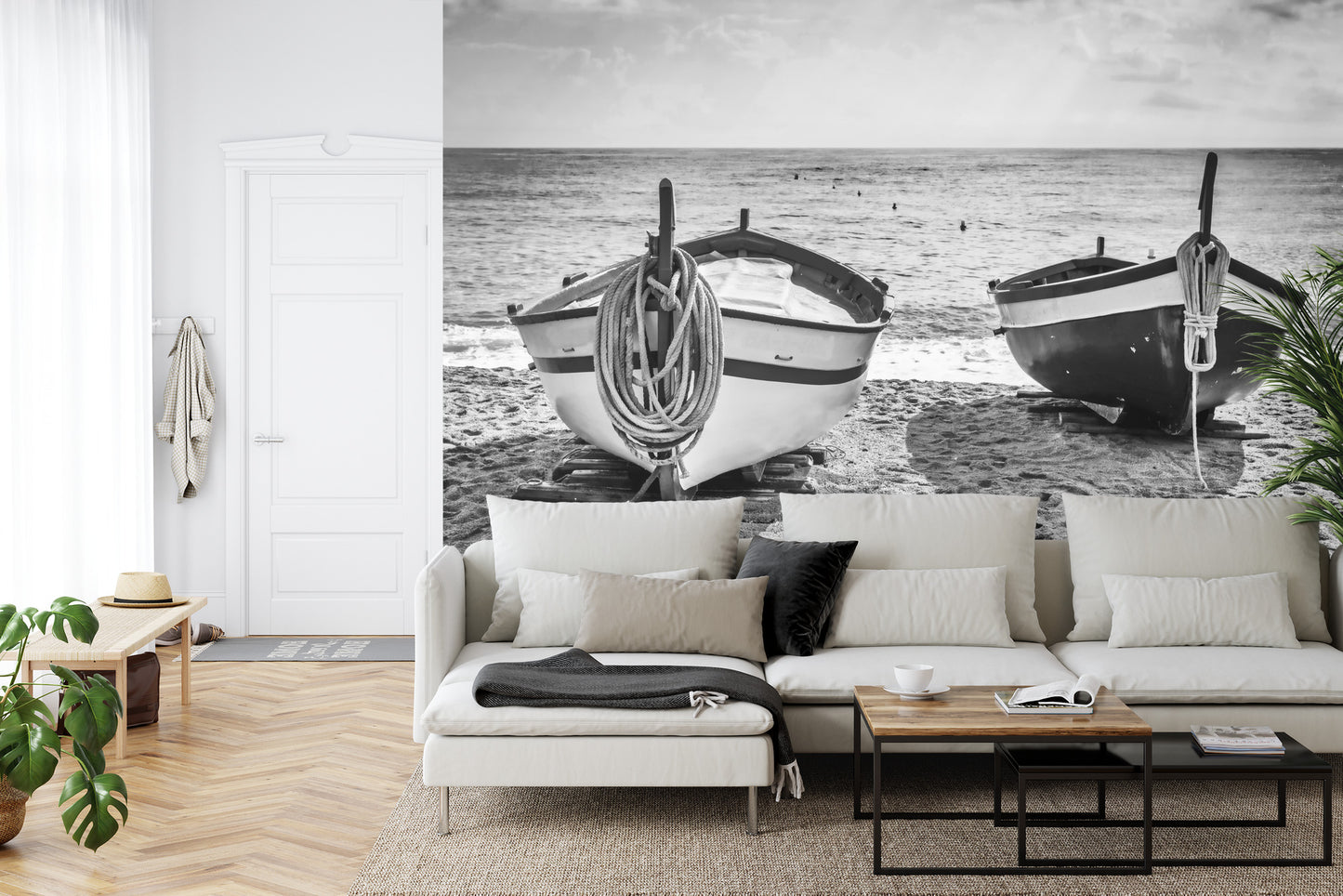 Fototapete Strand Boote