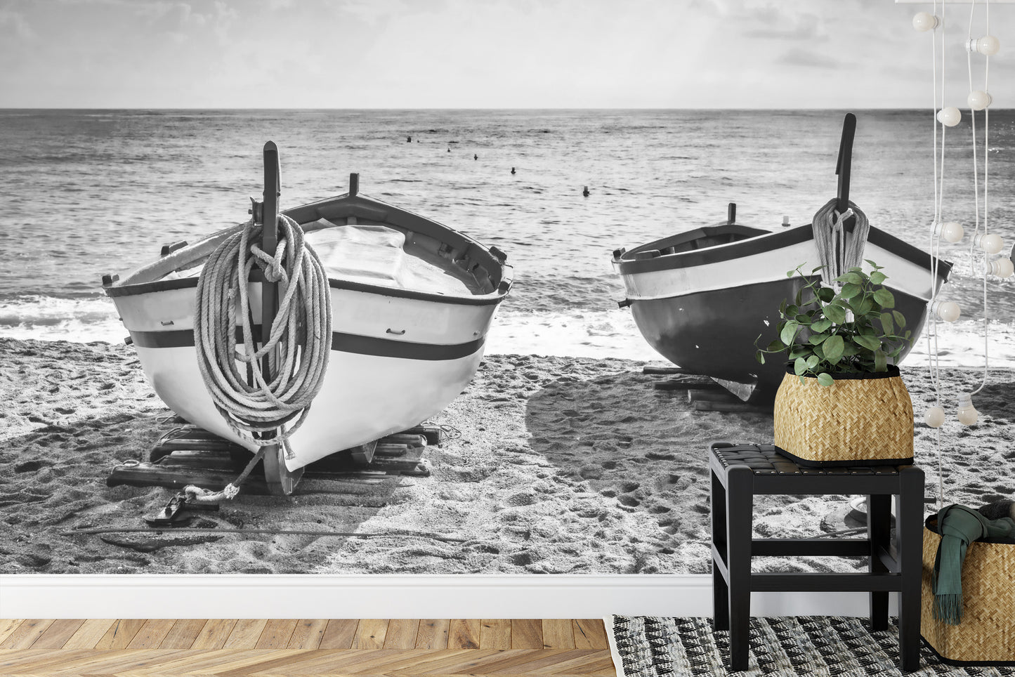 Fototapete Strand Boote