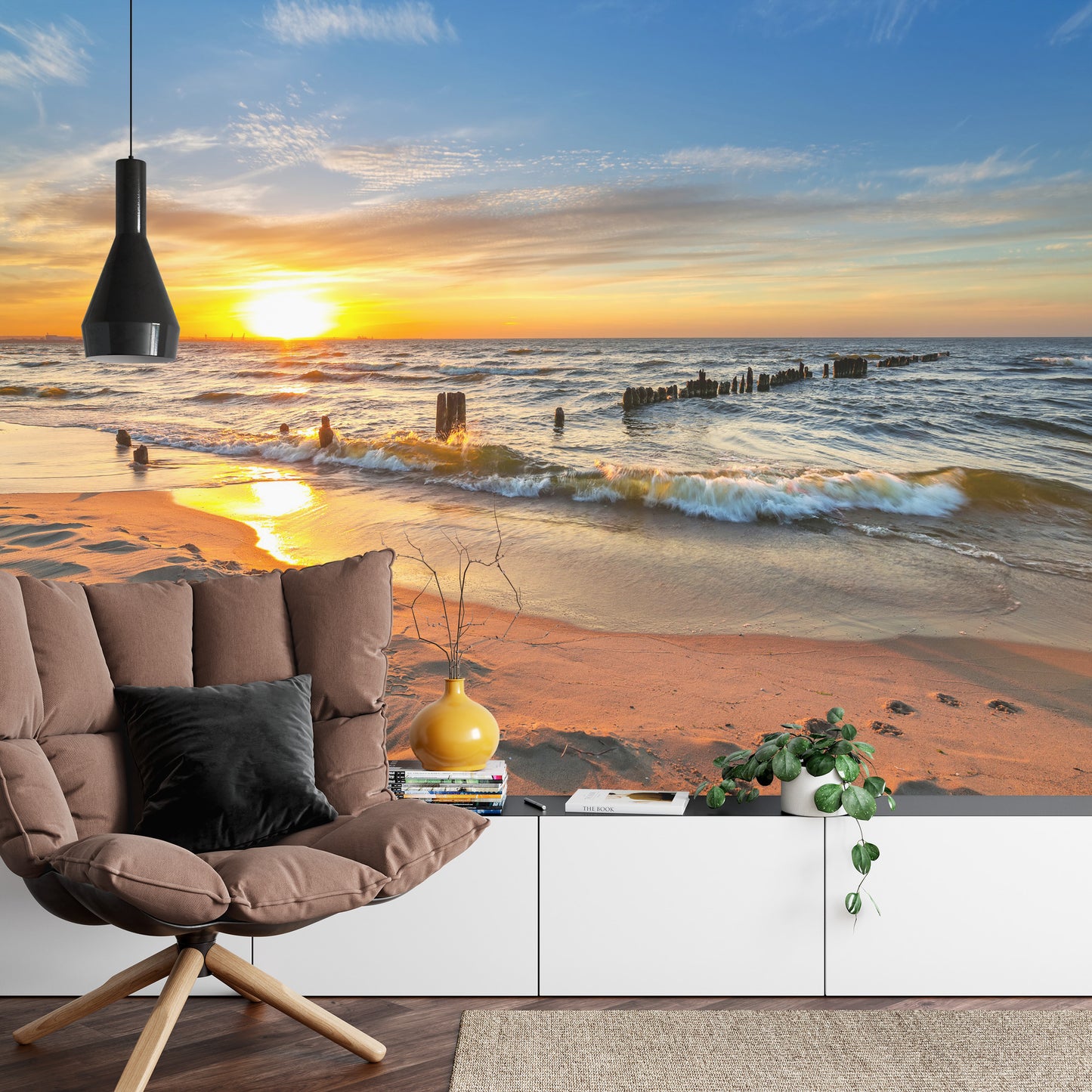 Fototapete Strand Sonnenuntergang