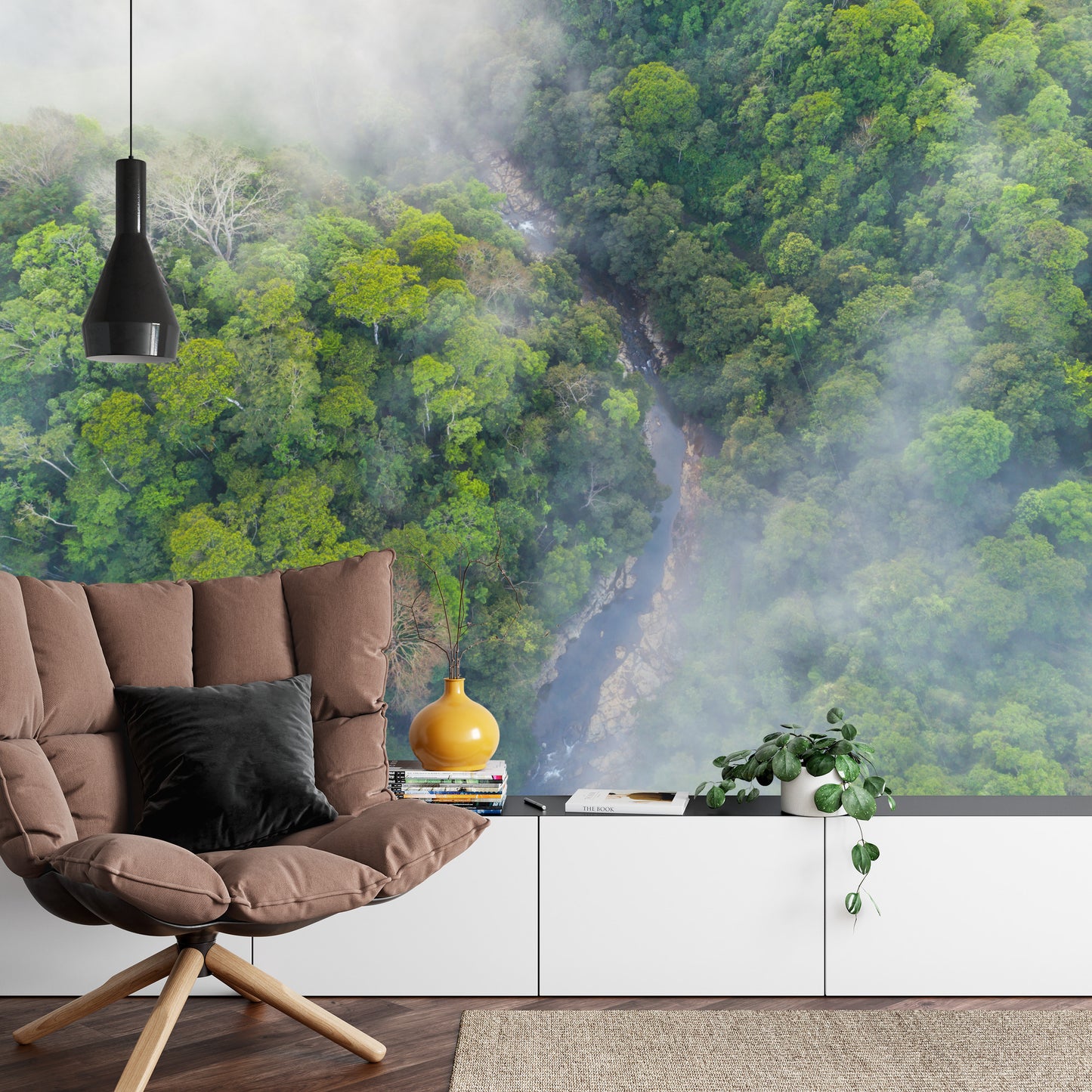 Fototapete Wald Im Nebel