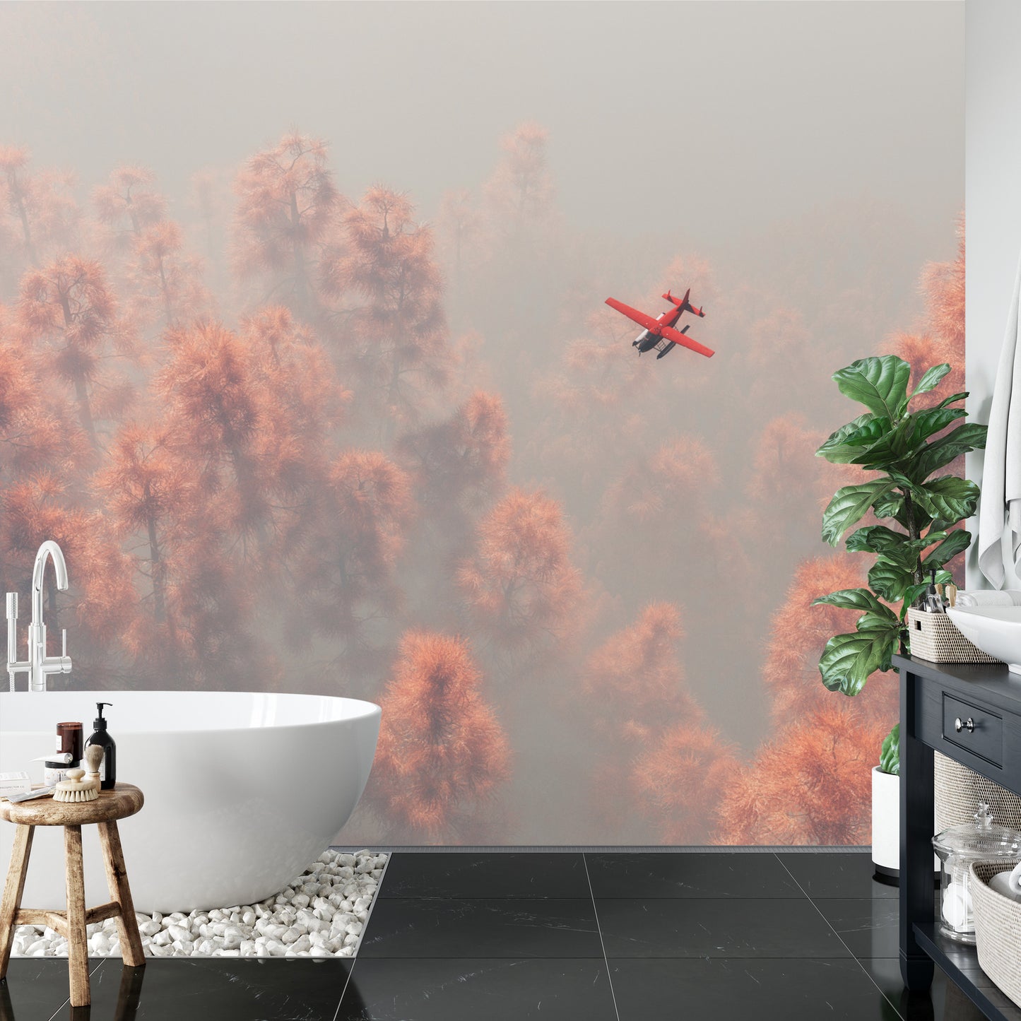 Fototapete Wald Im Nebel