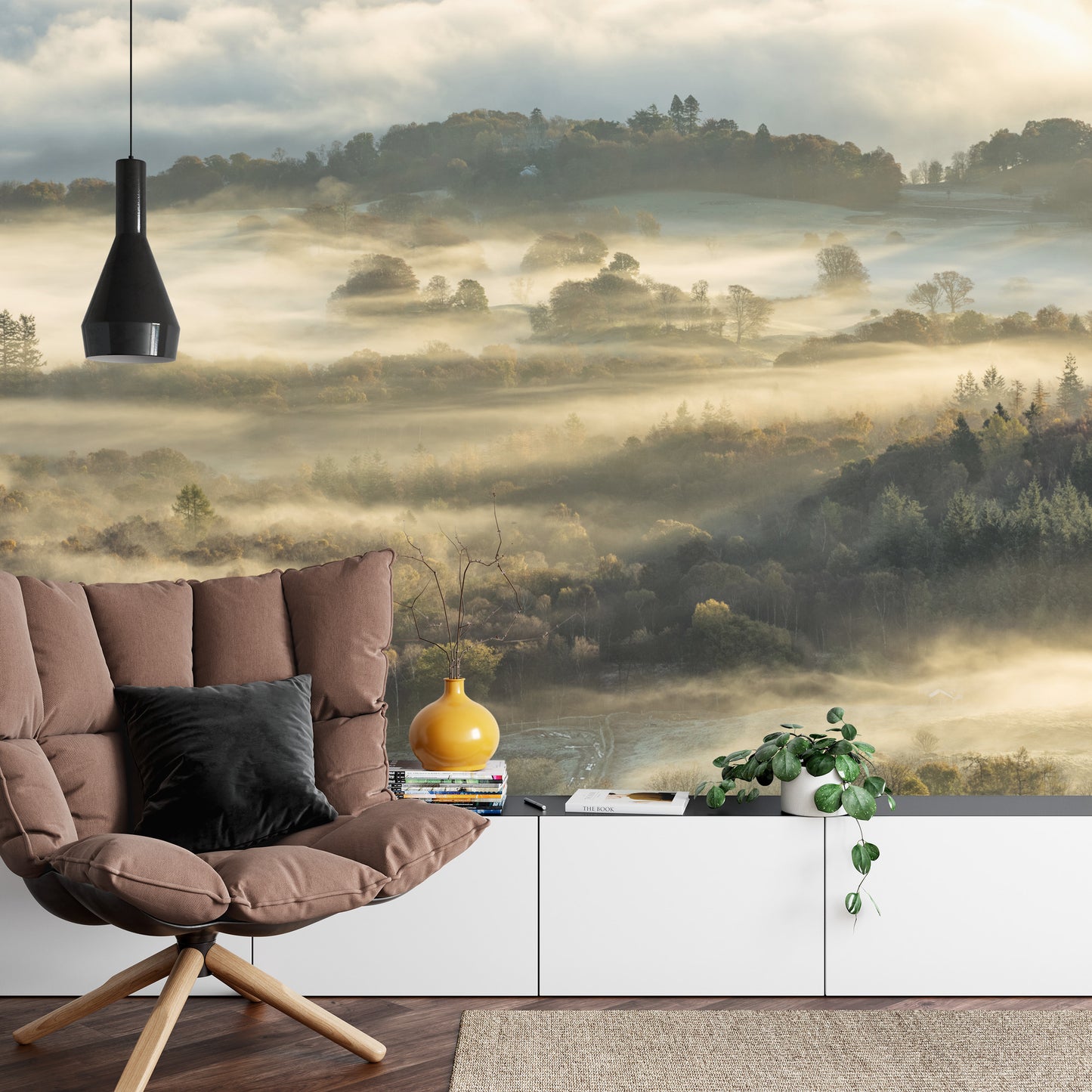 Fototapete Wald Im Nebel