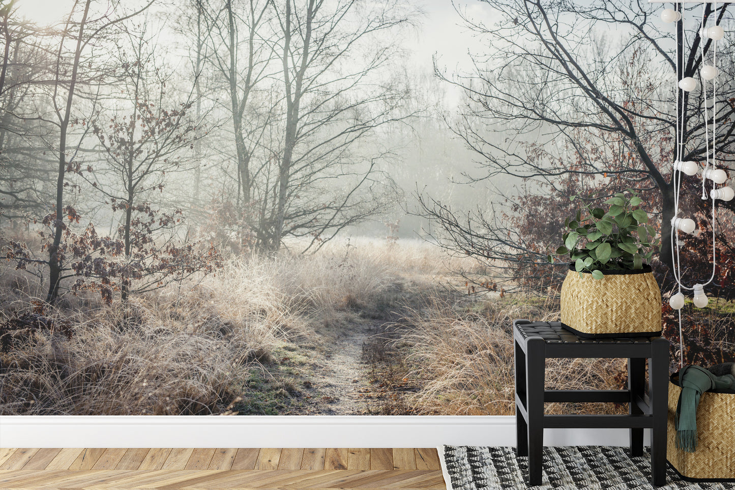 Fototapete Wald Im Nebel
