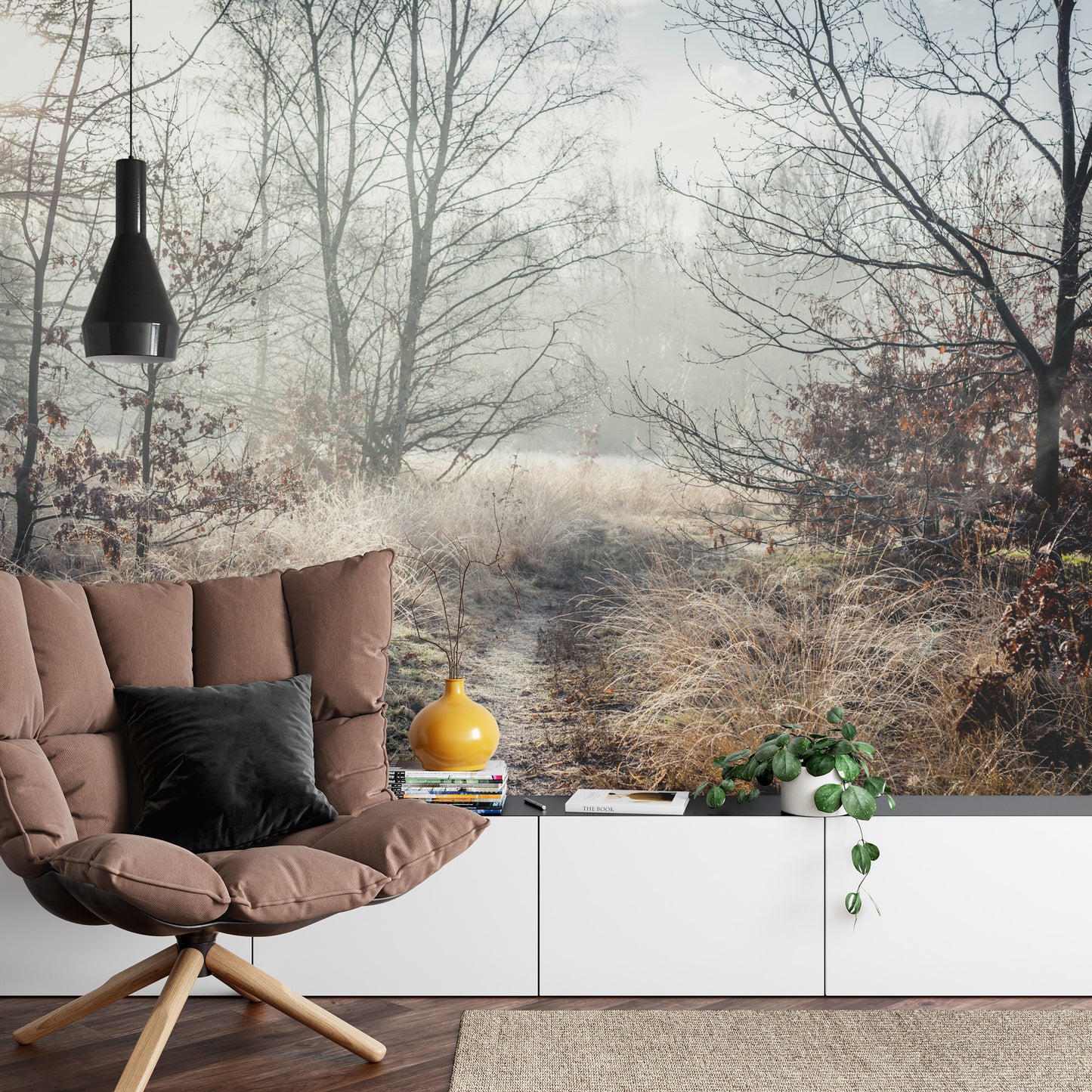 Fototapete Wald Im Nebel
