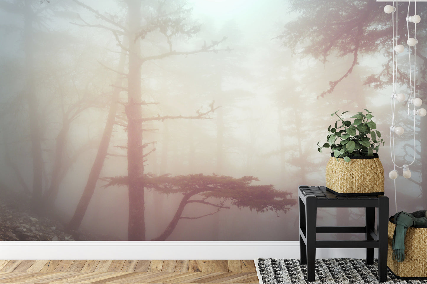 Fototapete Wald Im Nebel