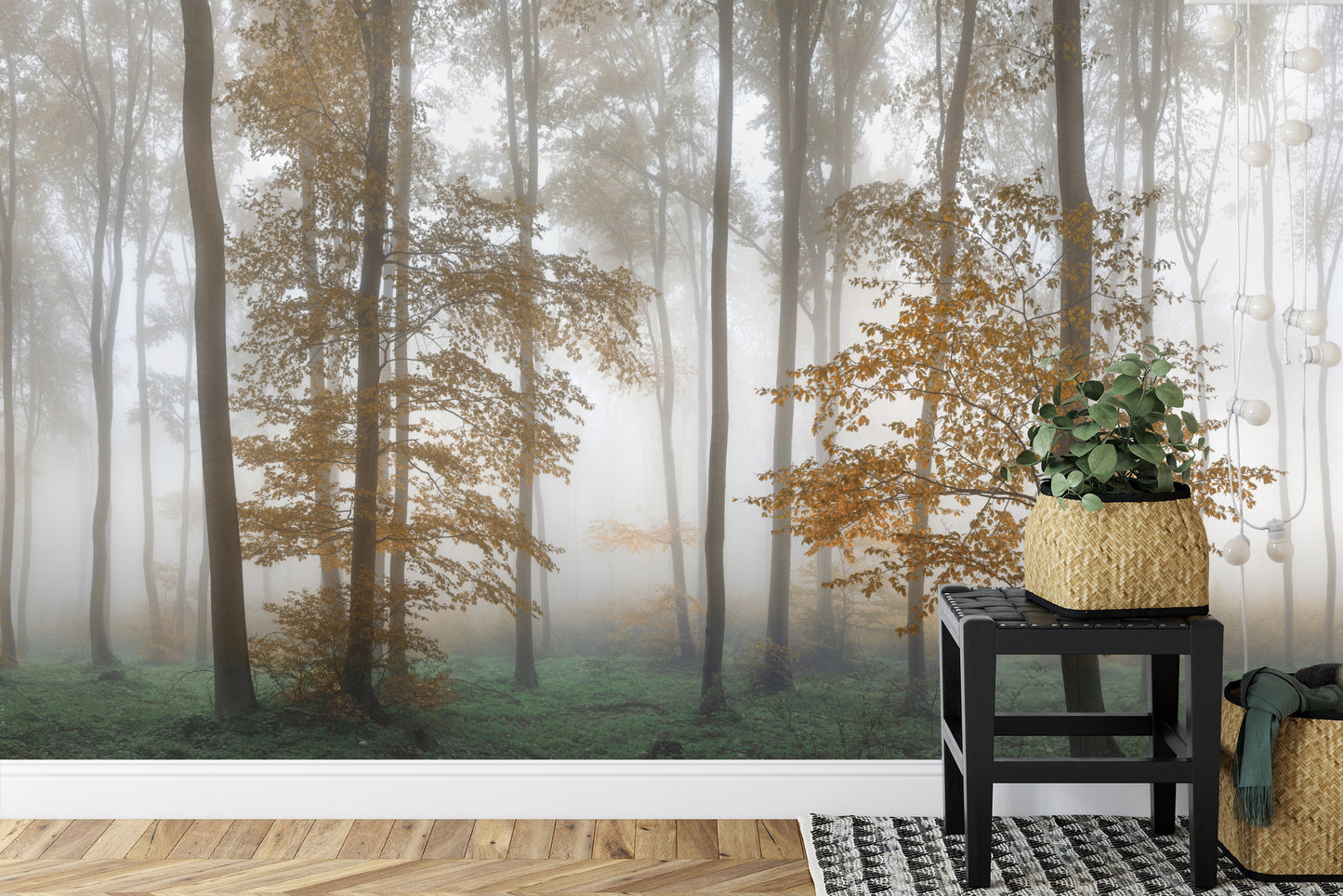 Fototapete Wald Im Nebel