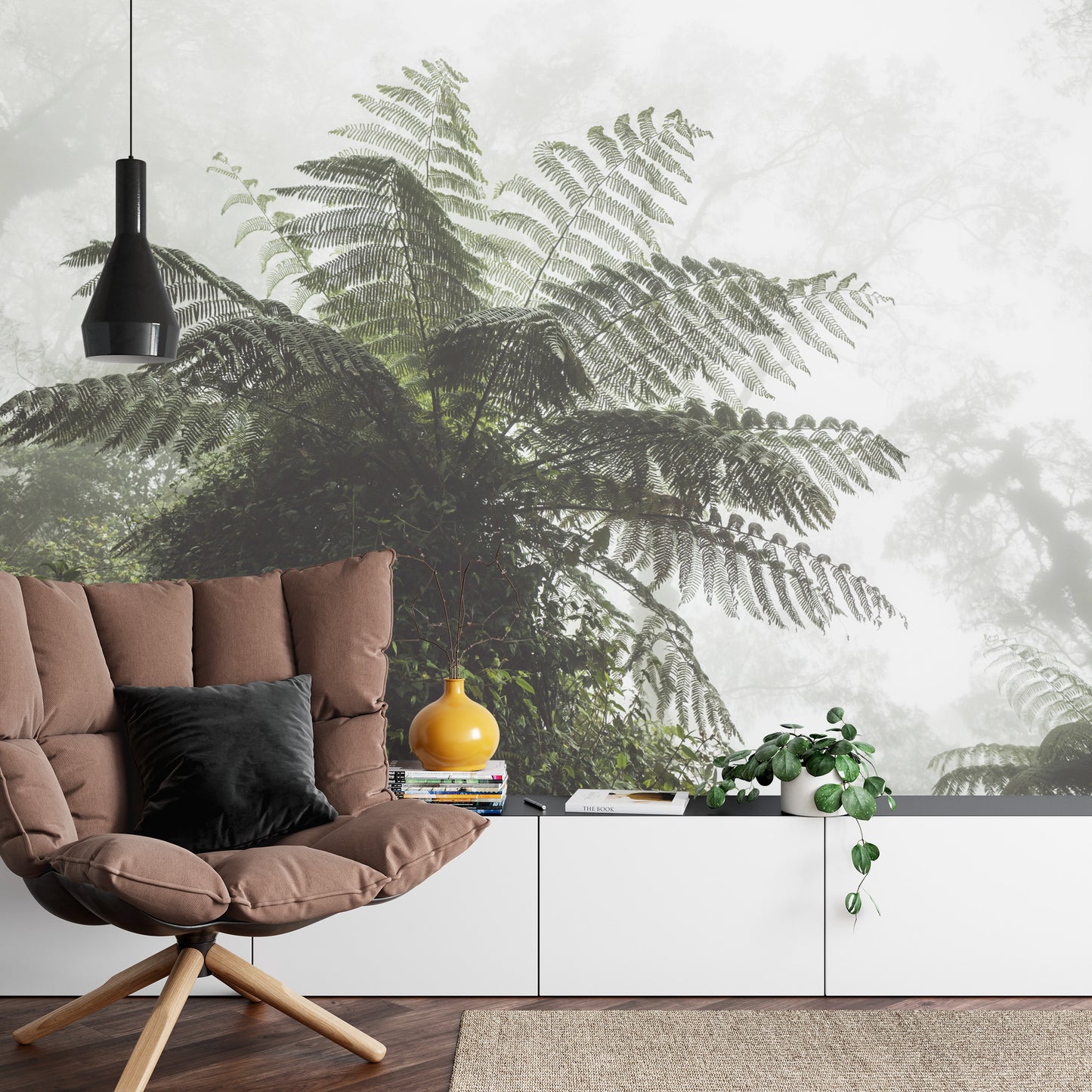 Fototapete Wald Im Nebel