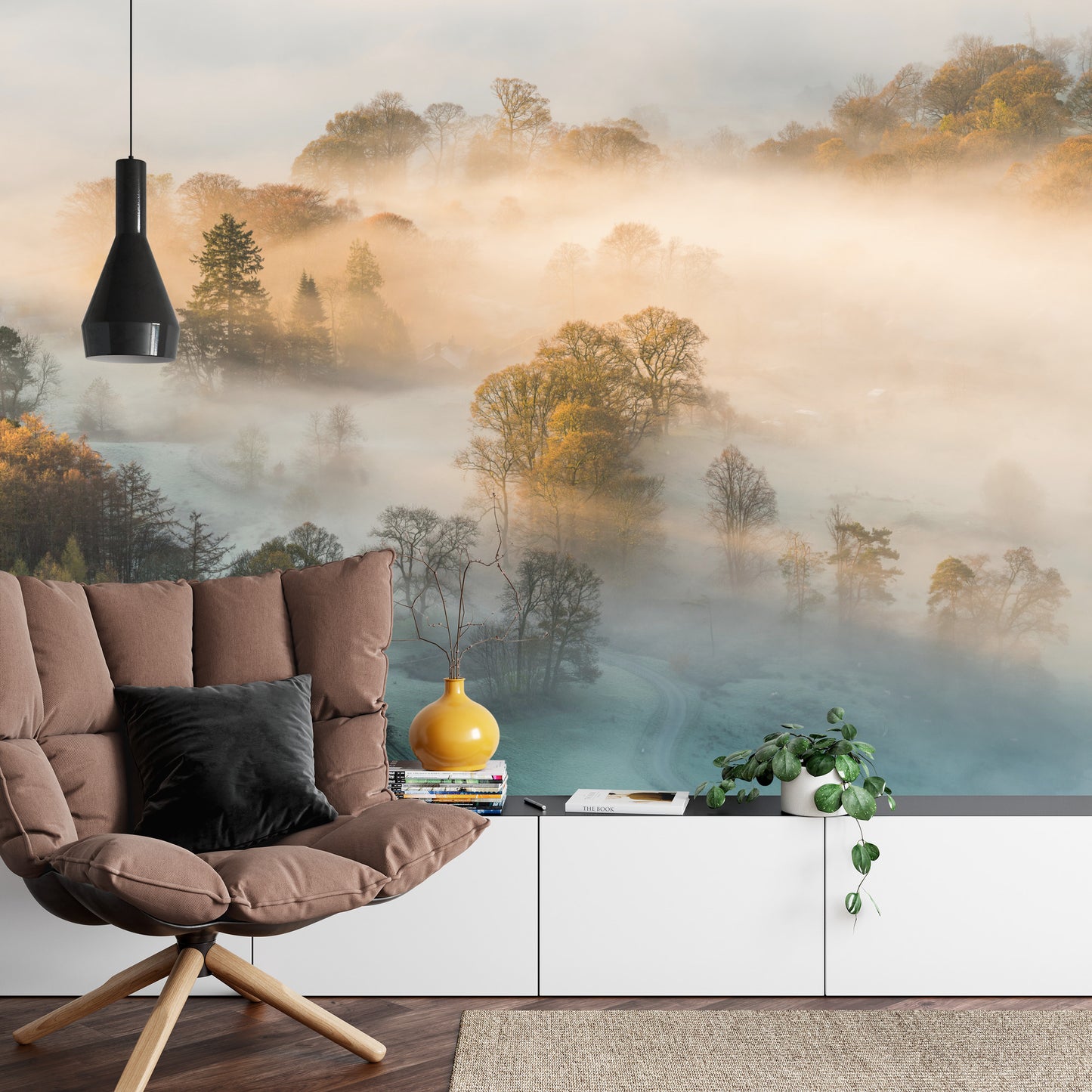 Fototapete Wald Im Nebel