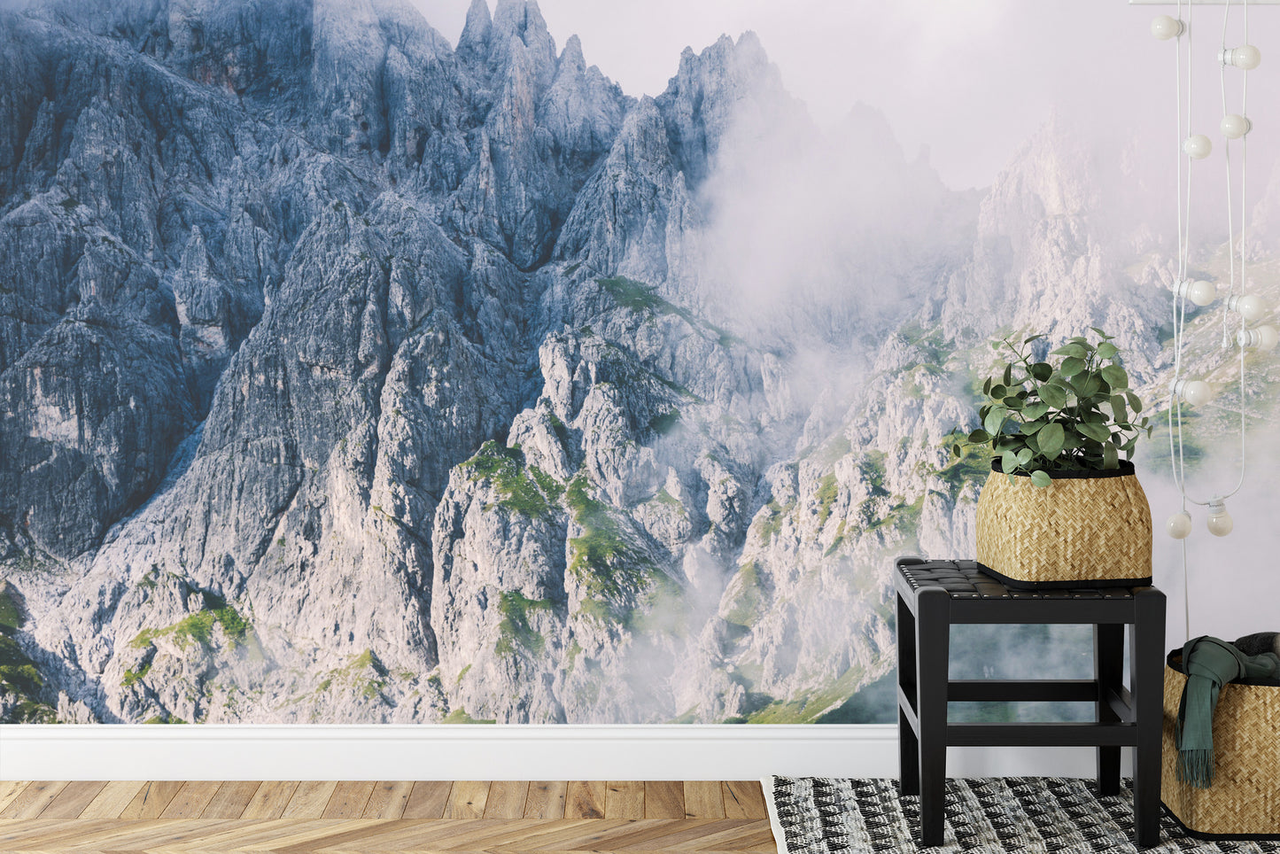 Fototapete Berge Im Nebel