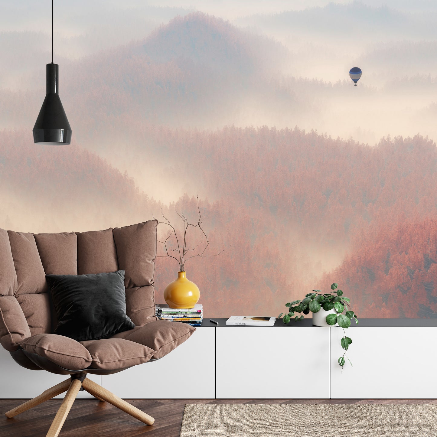 Fototapete Wald Im Nebel