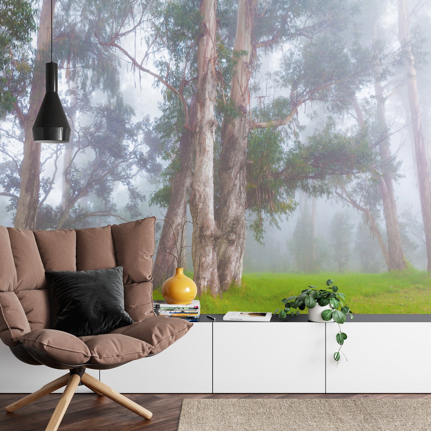 Fototapete Wald Im Nebel
