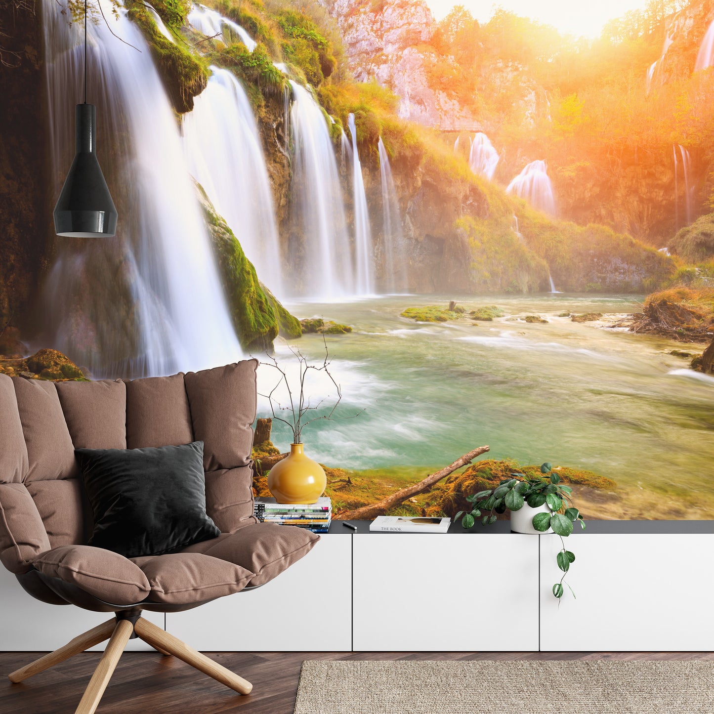 Fototapete Kaskaden-Wasserfall