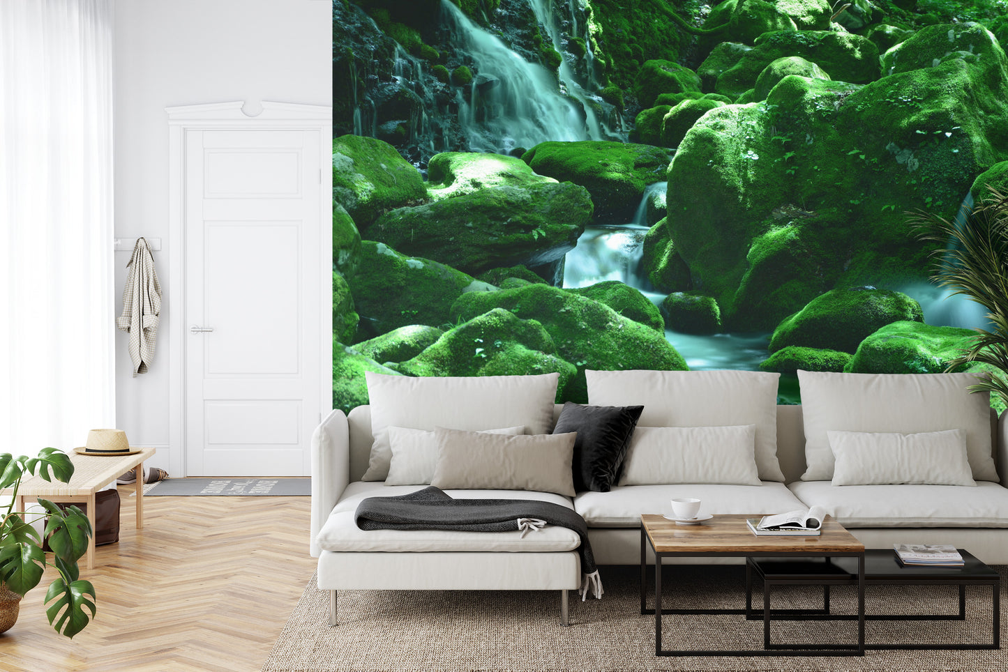 Fototapete Wasserfall Der Felsen