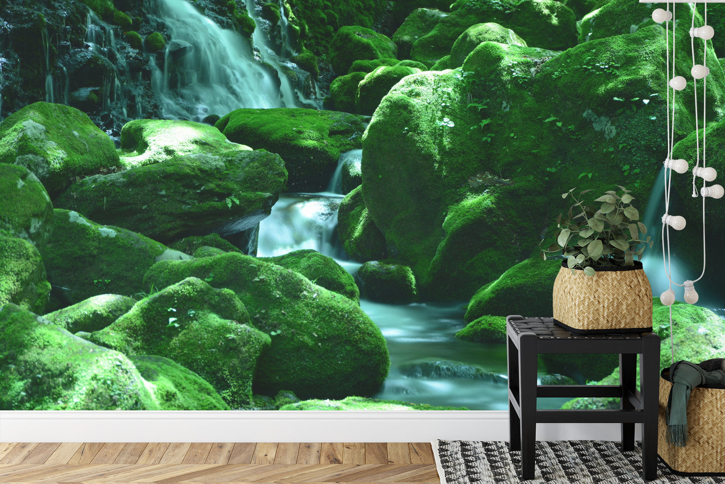 Fototapete Wasserfall Der Felsen