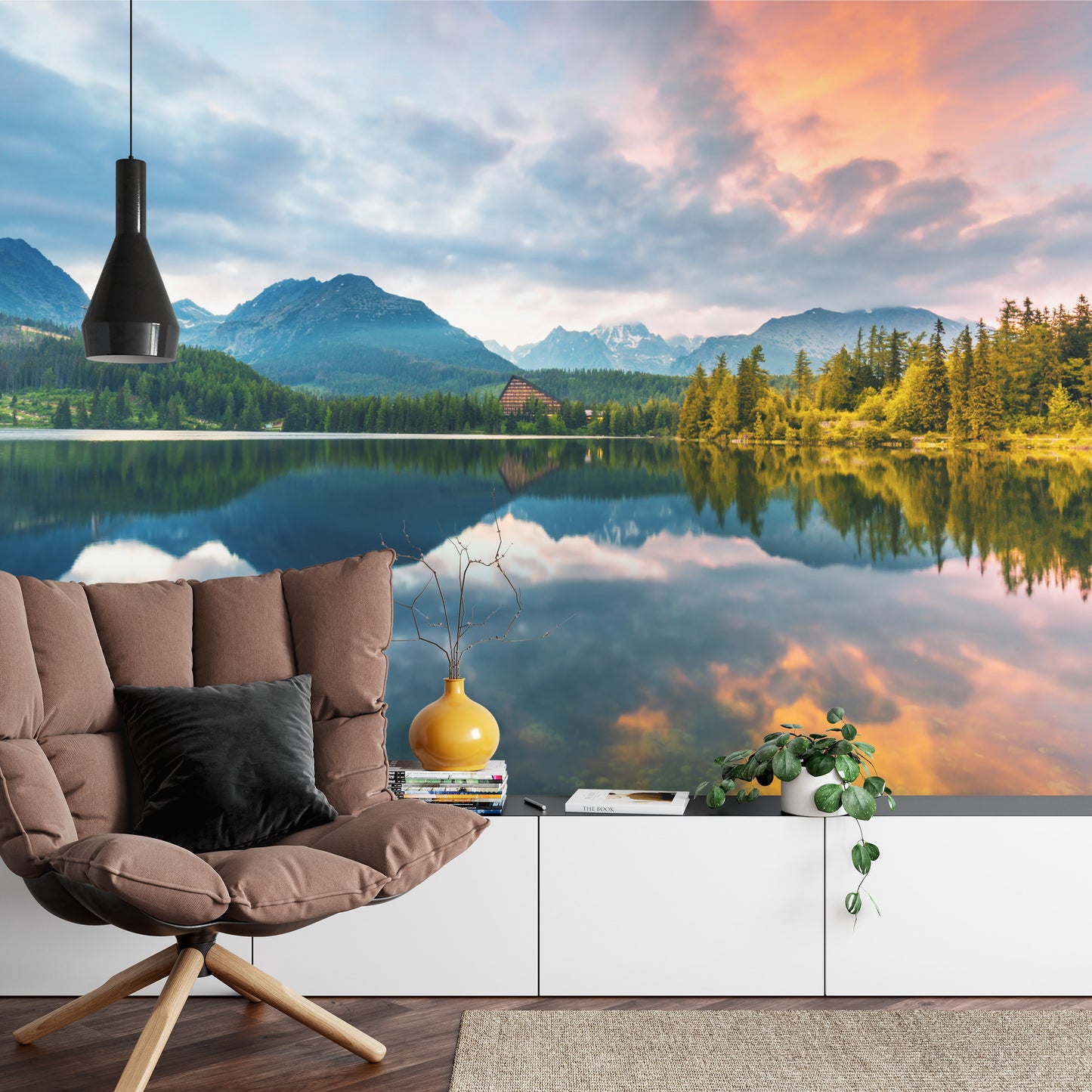 Fototapete Štrbské Bergsee In Der Hohen Tatra In Der Slowakei