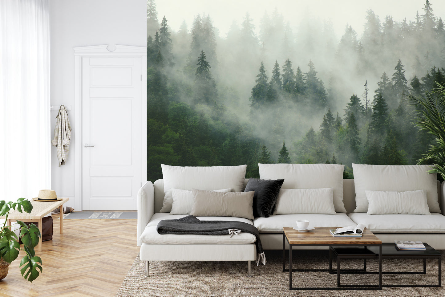Fototapete Wald Im Nebel
