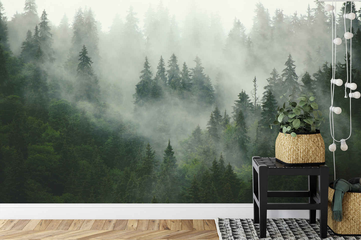 Fototapete Wald Im Nebel