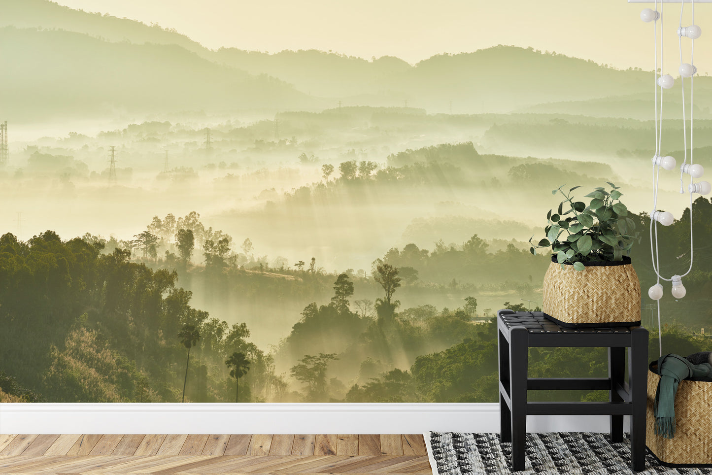 Fototapete Wald Im Nebel