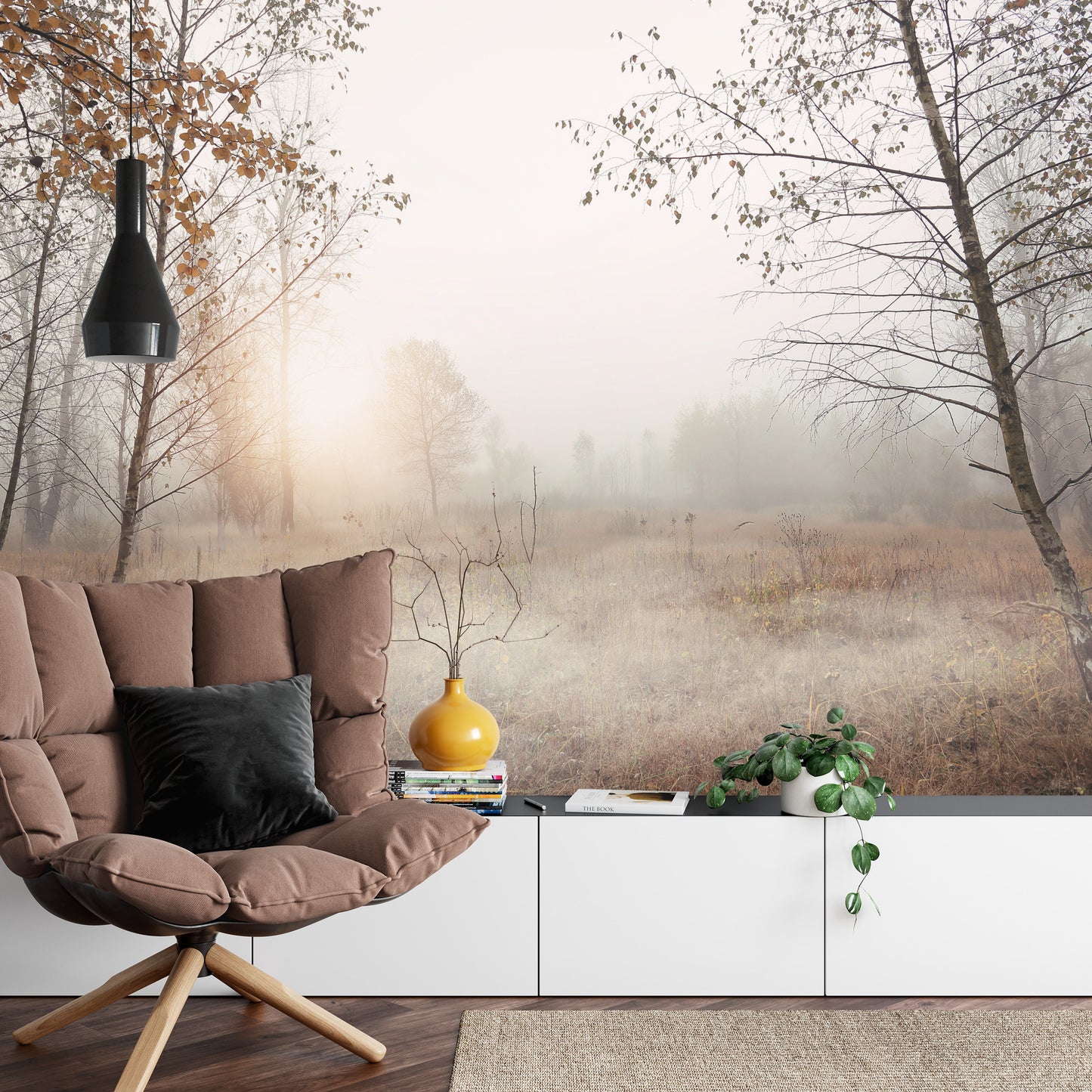 Fototapete Wald Im Nebel
