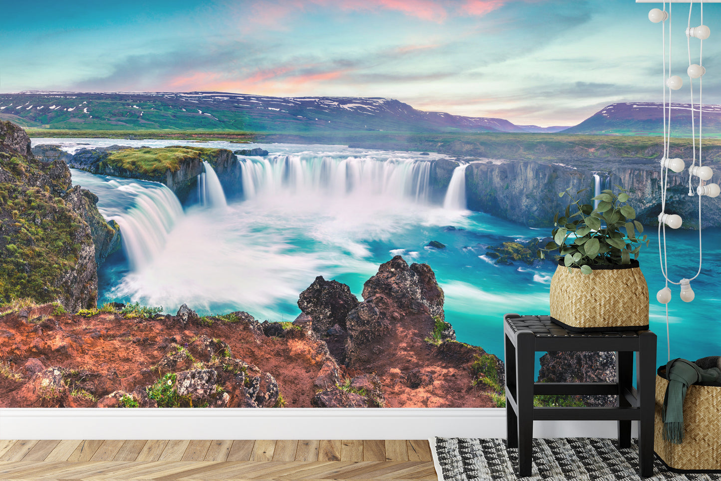 Fototapete Godafoss Wasserfall
