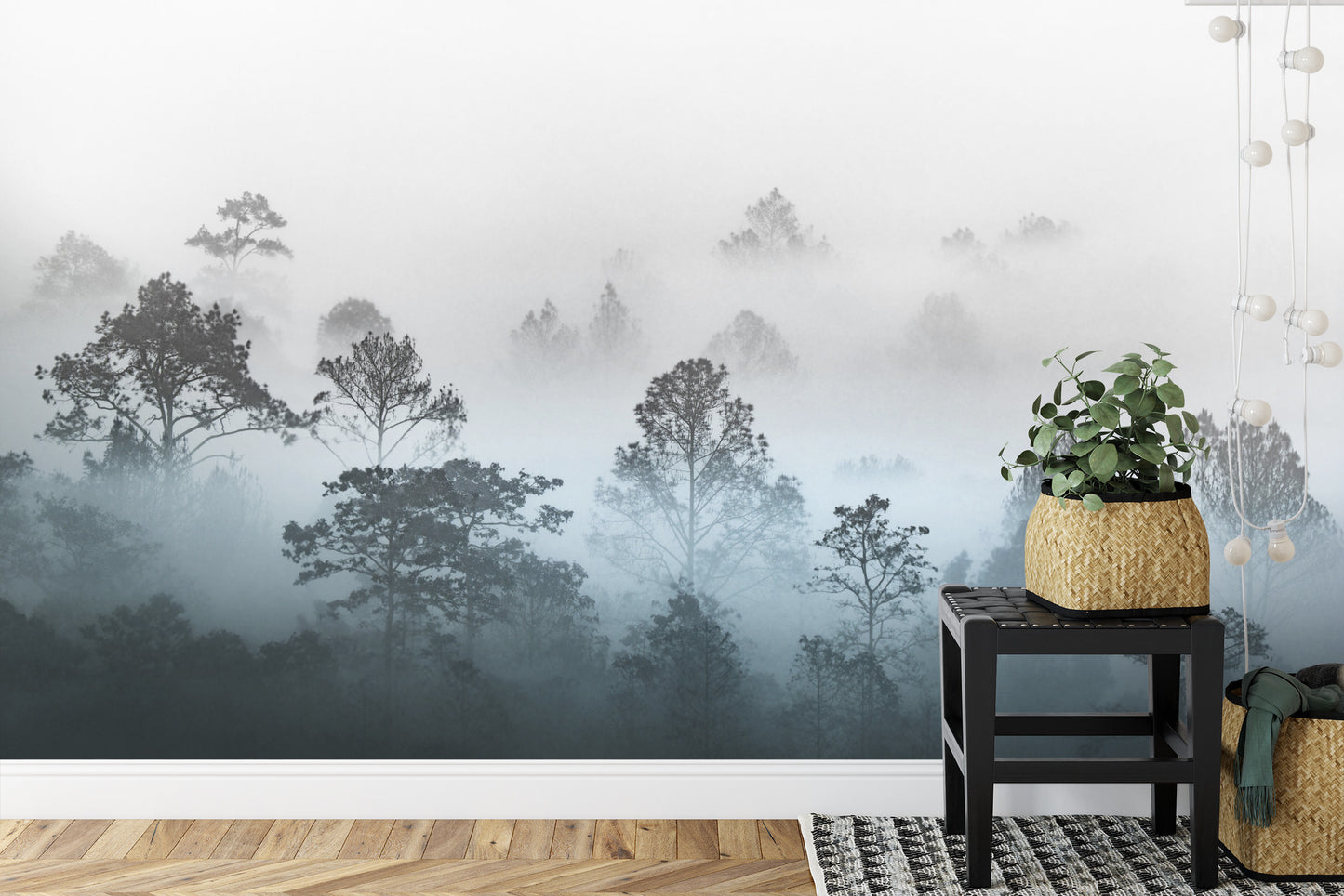 Fototapete Wald Im Nebel