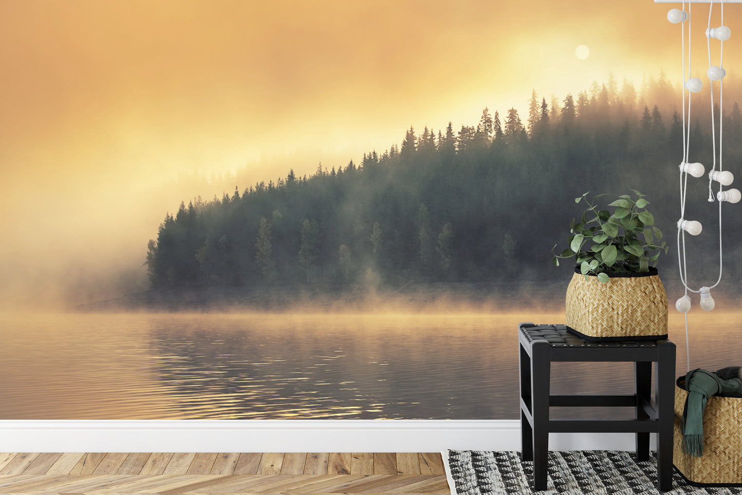 Fototapete Wald Im Nebel