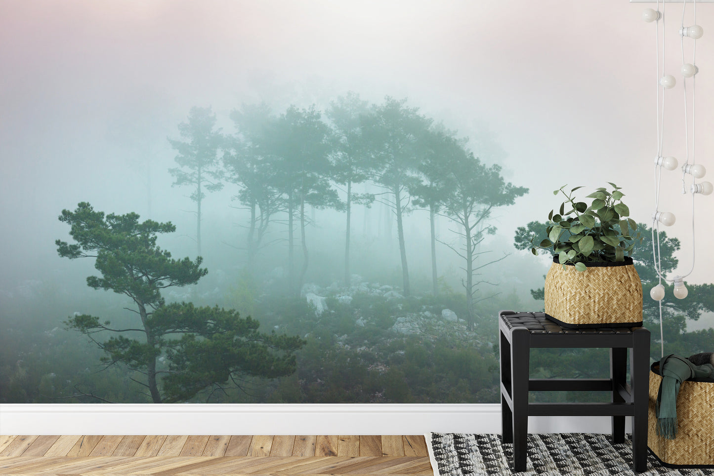 Fototapete Wald Im Nebel