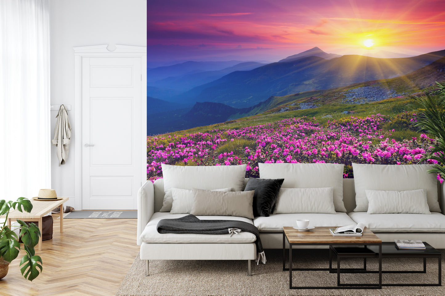 Fototapete Land Blumen