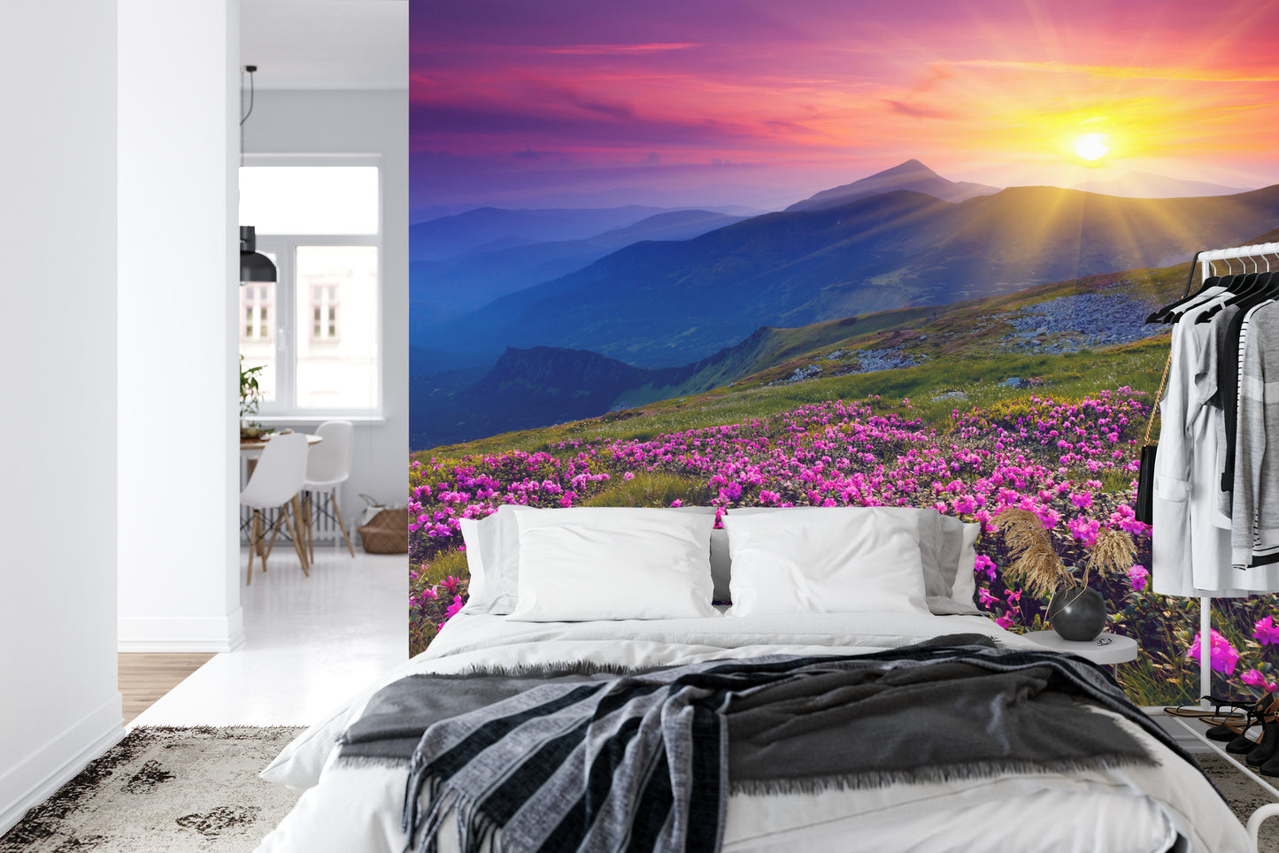 Fototapete Land Blumen