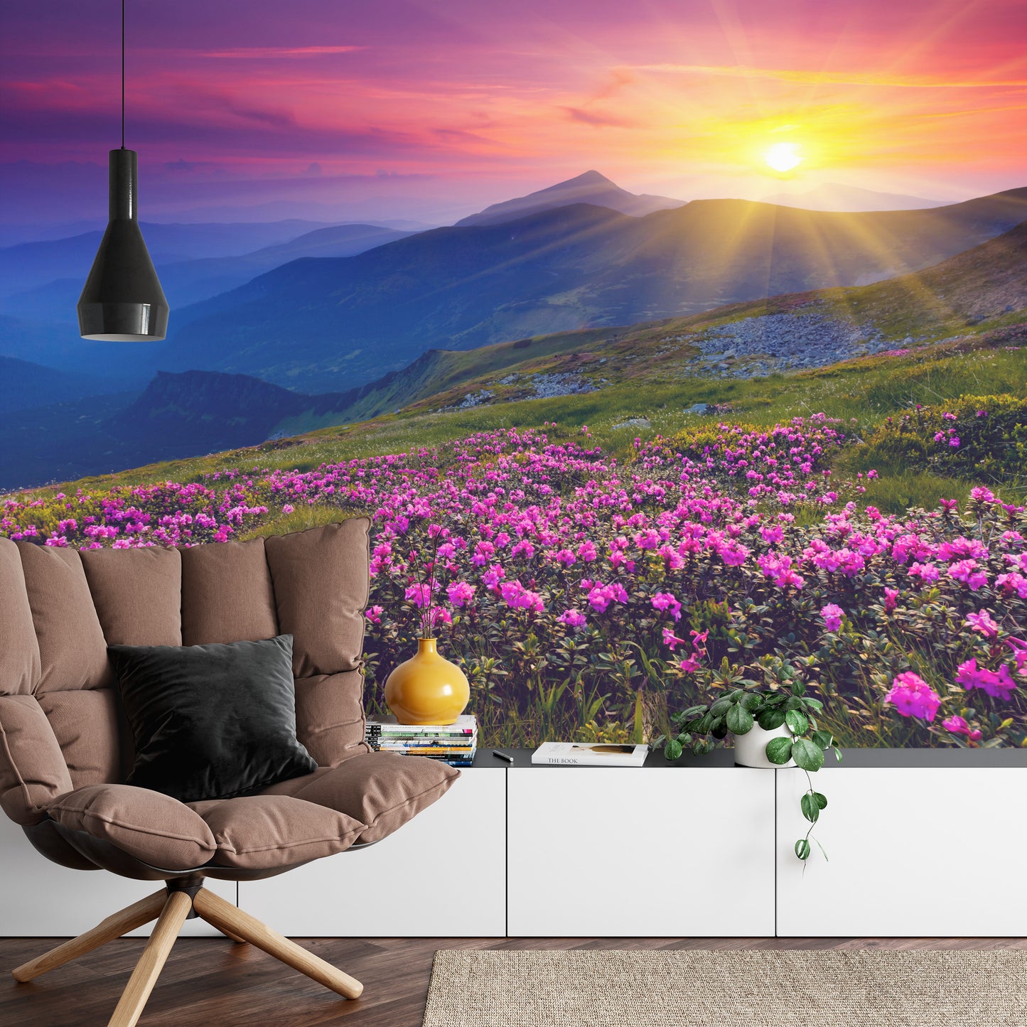 Fototapete Land Blumen