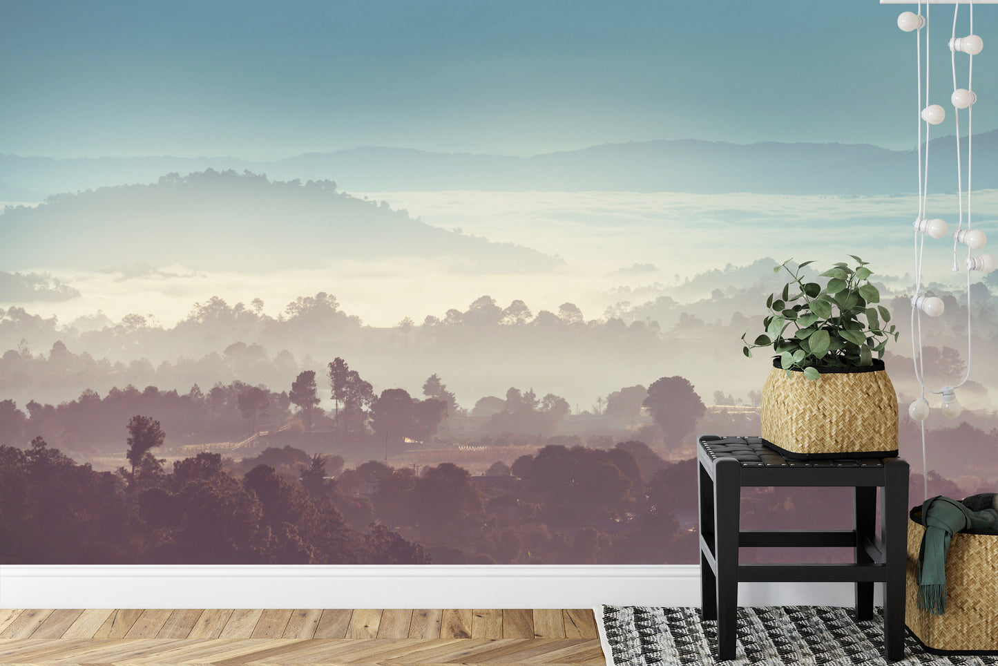 Fototapete Wald Im Nebel