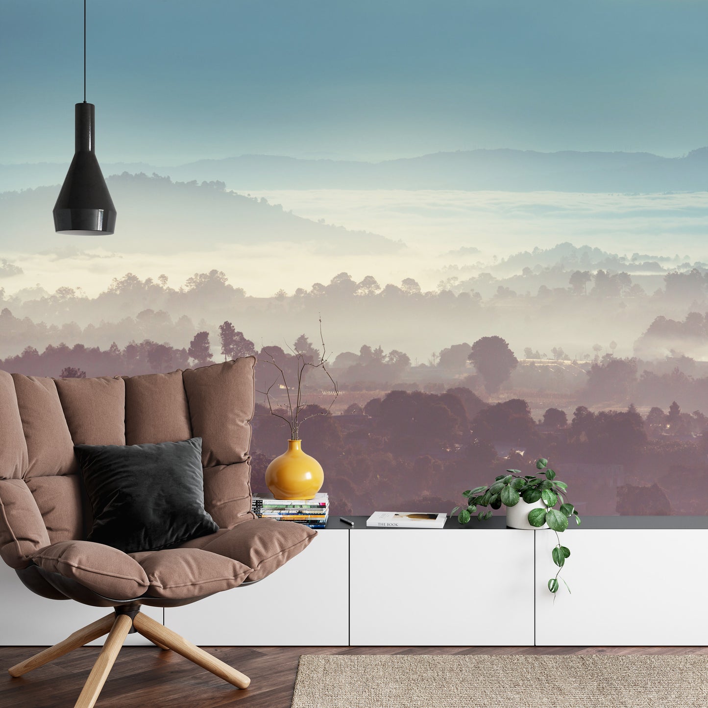 Fototapete Wald Im Nebel