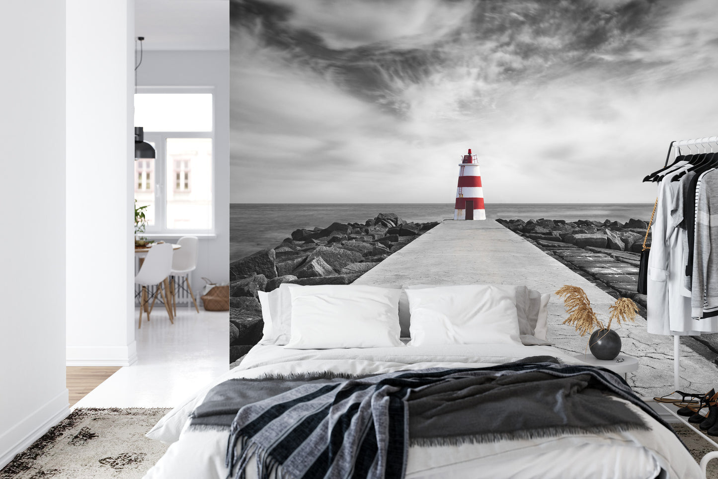 Fototapete Land Meer