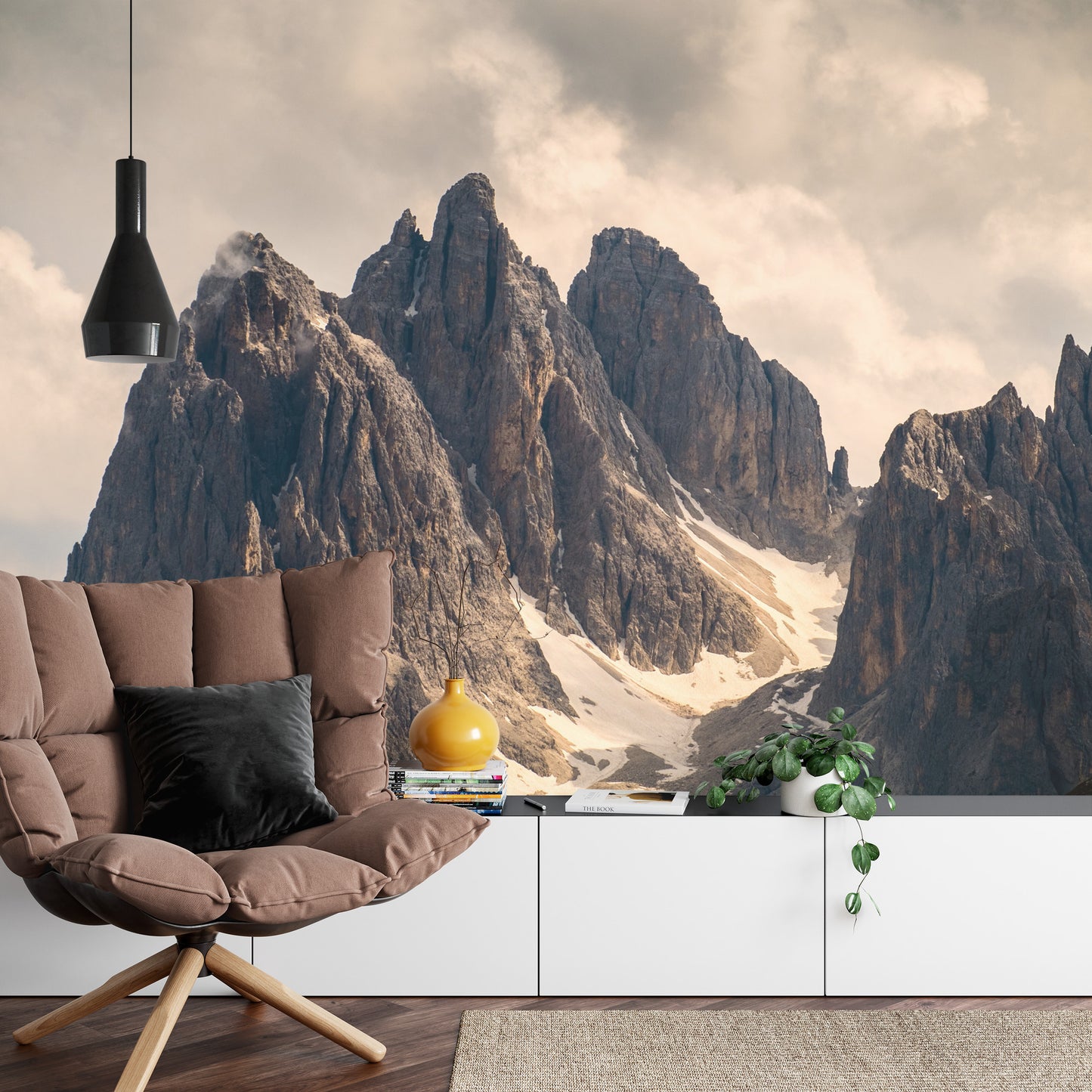 Fototapete Bergspitzen