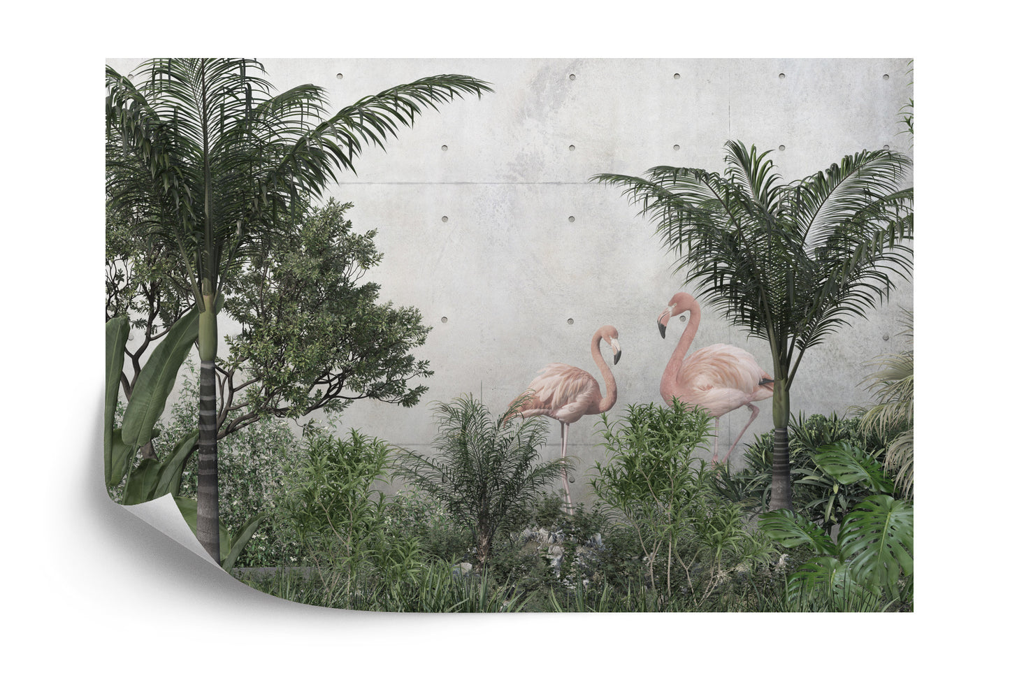 Fototapete Tropical Trees And Leaves For Digital Printing Wallpaper, Custom Design Wallpaper - 3D