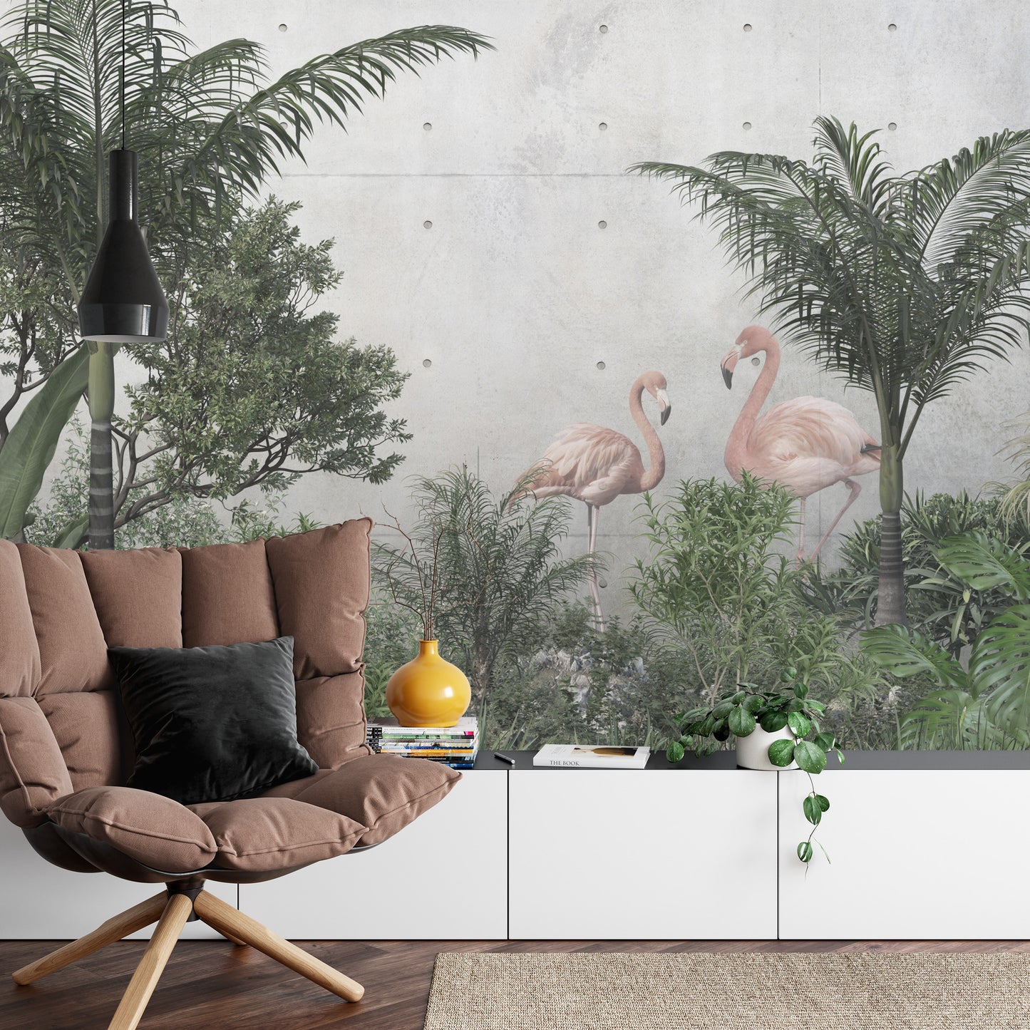 Fototapete Tropical Trees And Leaves For Digital Printing Wallpaper, Custom Design Wallpaper - 3D