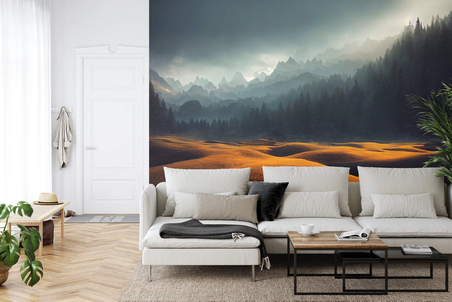 Fototapete Atemberaubende Naturberglandschaft, 3D