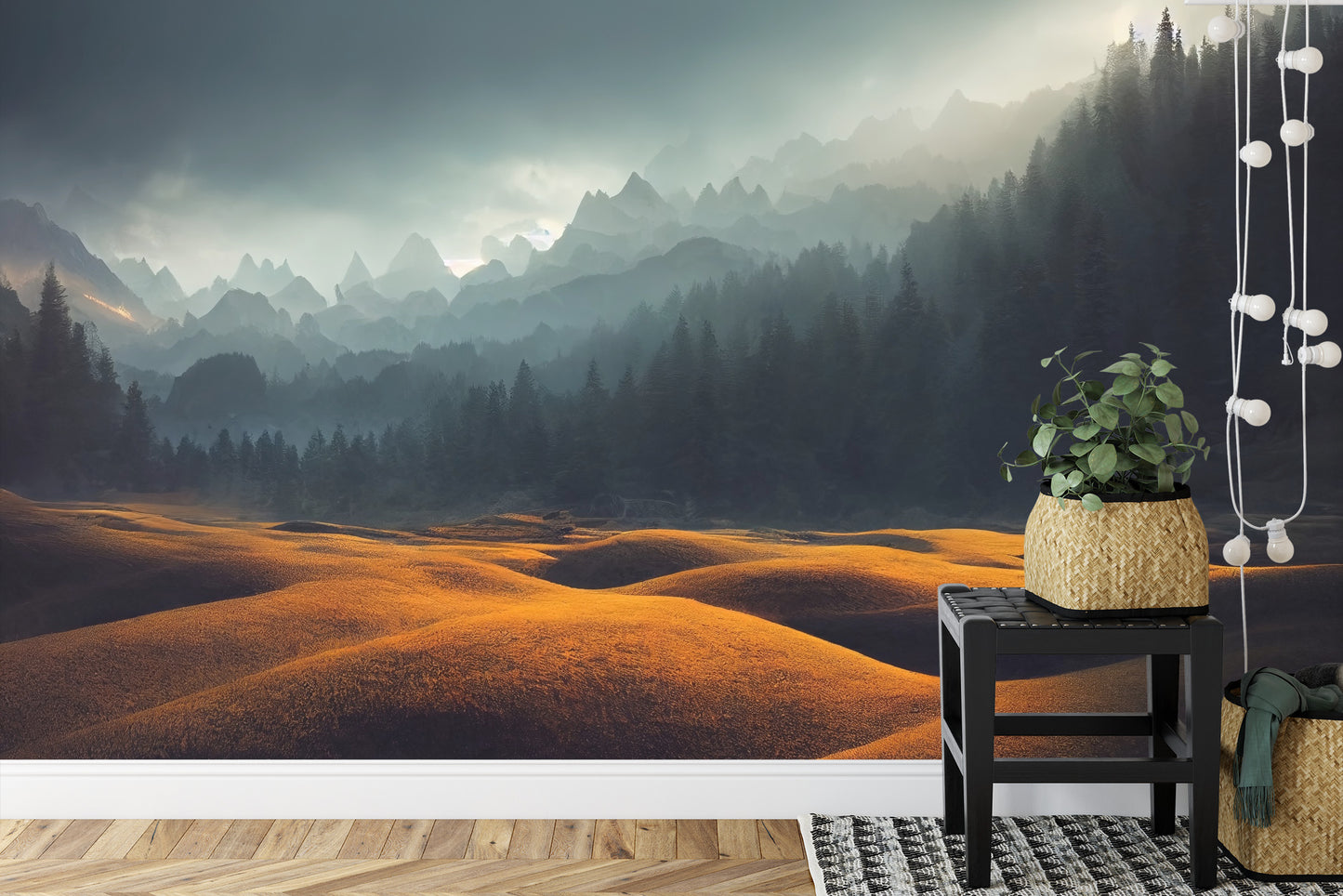 Fototapete Atemberaubende Naturberglandschaft, 3D