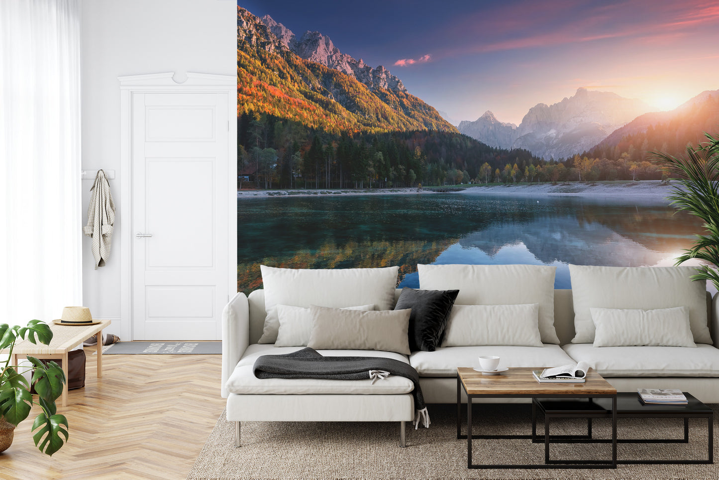 Fototapete Unglaubliche Naturlandschaft, Atemberaubender Jasna-See Mit Spiegelbild