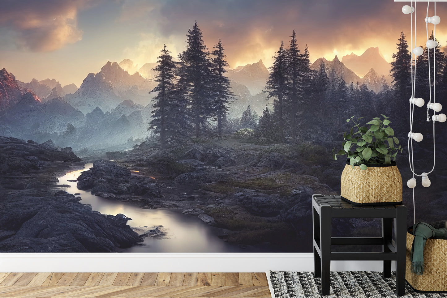 Fototapete Breathtaking Nature Mountain Landscape, 3D