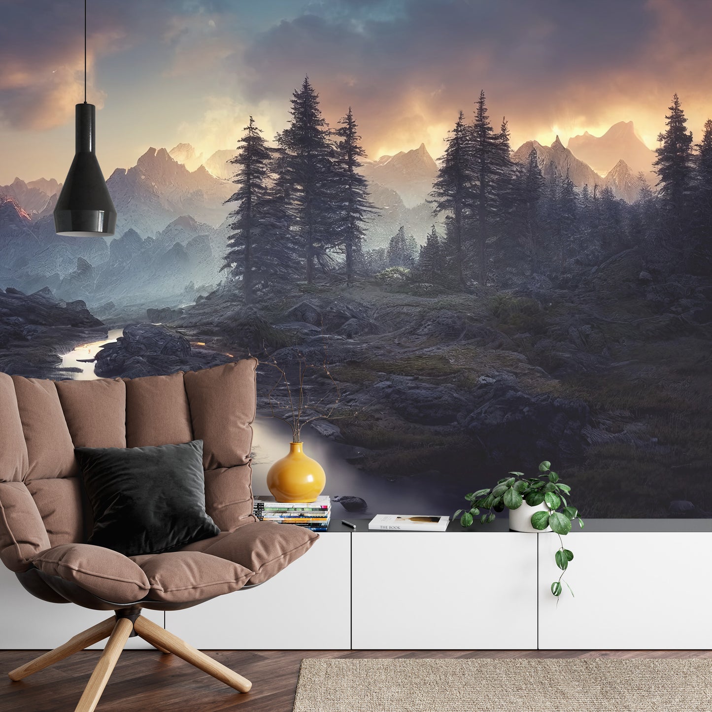 Fototapete Breathtaking Nature Mountain Landscape, 3D