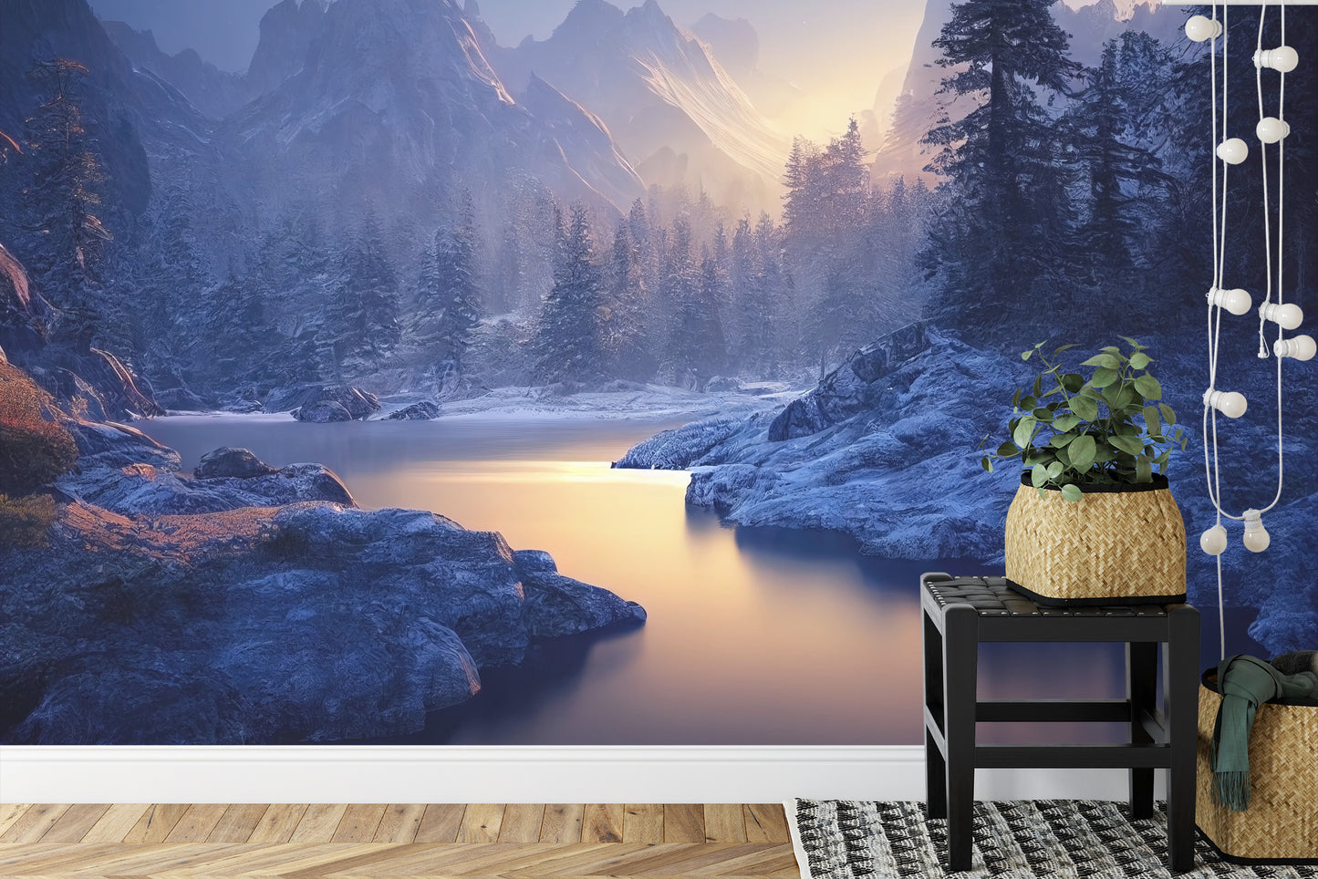 Fototapete Atemberaubende Naturberglandschaft, 3D