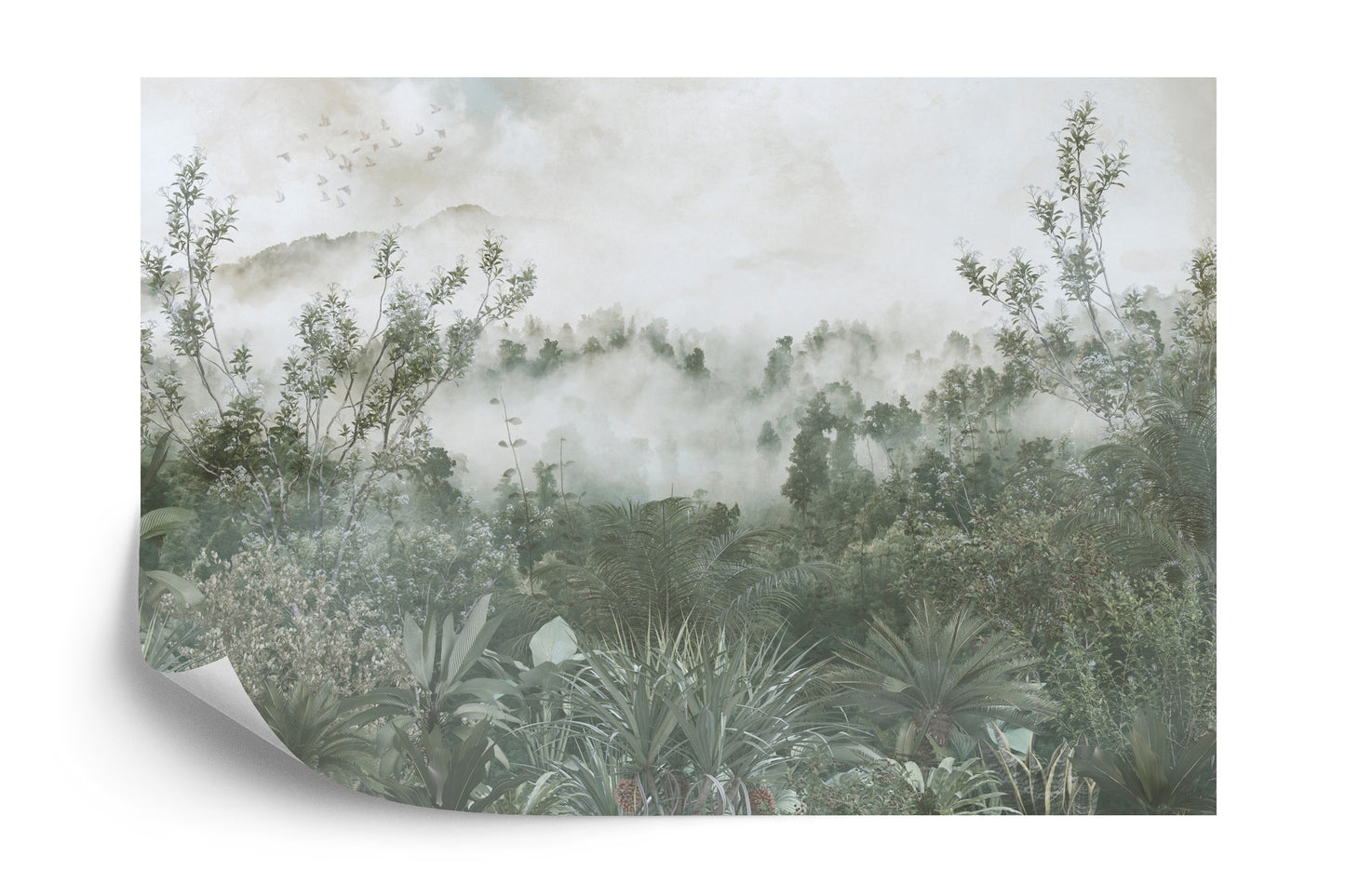 Fototapete Tropical Trees And Leaves For Digital Printing Wallpaper, Custom Design Wallpaper - 3D